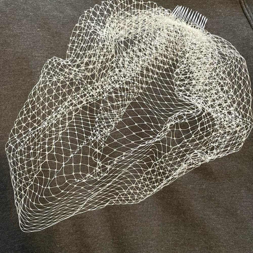 Russian birdcage wedding veil